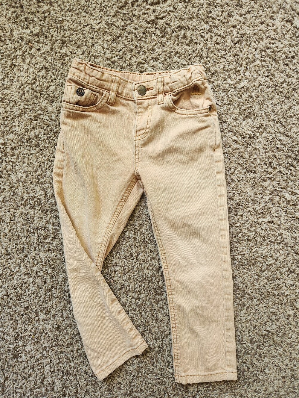 boys Mayoral khaki / light brown / beige jeans. Size 3T